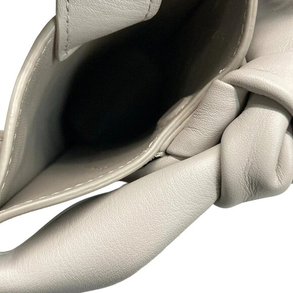 LOEWE - Gray Beige Leather Shoulder Bag - Picture 7 of 15